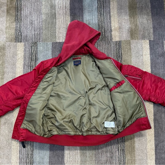 Red Alpha Industries jacket. - Picture 2 of 8